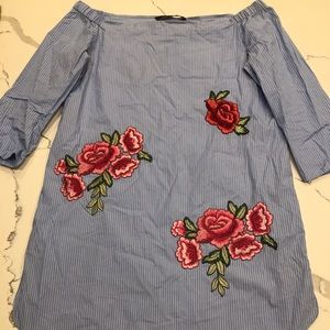 Off the shoulder dress